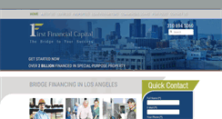 Desktop Screenshot of firstfincap.com